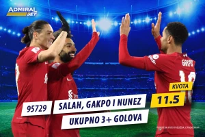 Mersisajd, hoće li Liverpul naći nekadašnju formu, AdmiralBet nudi kvotu 11.5!